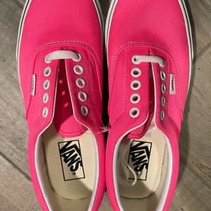 NWOT fluorescent PINK 💕 Vans